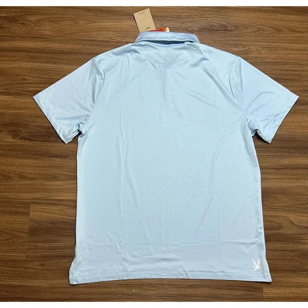Nike Team USA Olympic Dri-FIT Polo Shirt Light Blue Mens Large (FV1908-441)